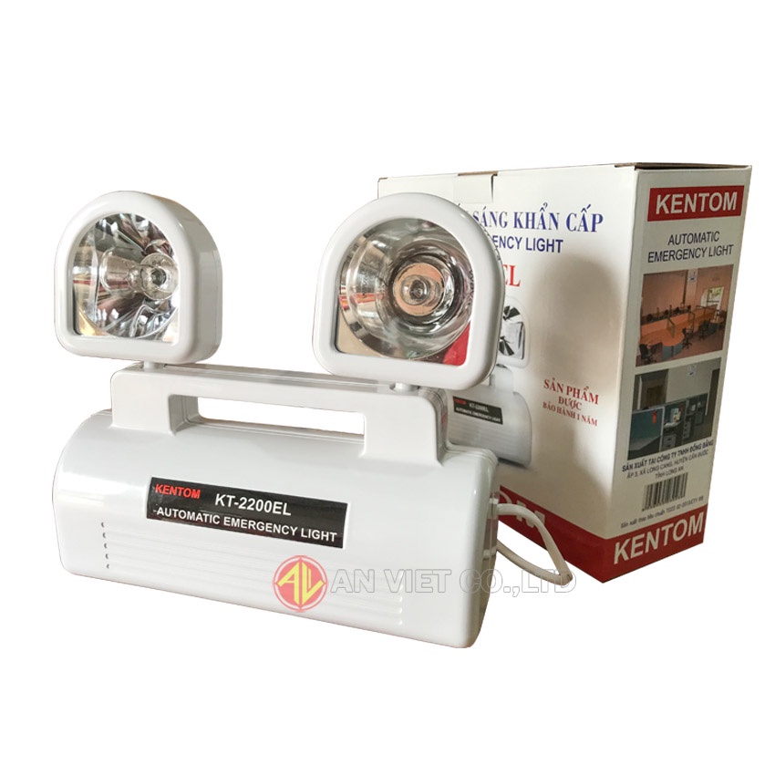 Đèn sạc Kentom chiếu sáng khẩn cấp KT 2200 EL