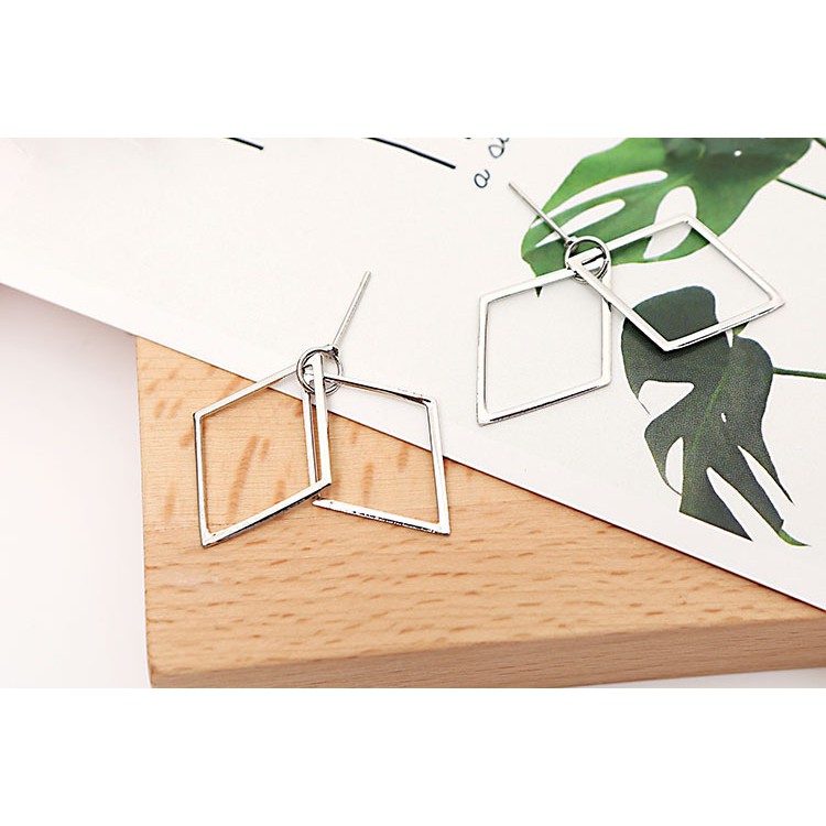 Bông Tai Hoa tai Mạ Bạc 925 Xinh Xắn Phong Cách Hàn Quốc thanh lịch