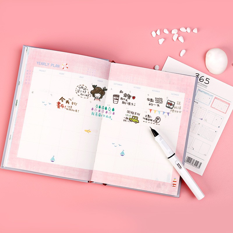 Sổ Kế Hoạch Làm Việc Sáng Tạo Sổ Nhật Ký Cuộc Sống EVERYDAY PLANNER 365 Ngày