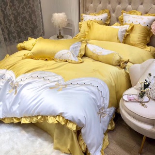 Grap Lụa Thêu Nơ Tiểu Thư Công Chúa Phối Bèo Điệu Đà