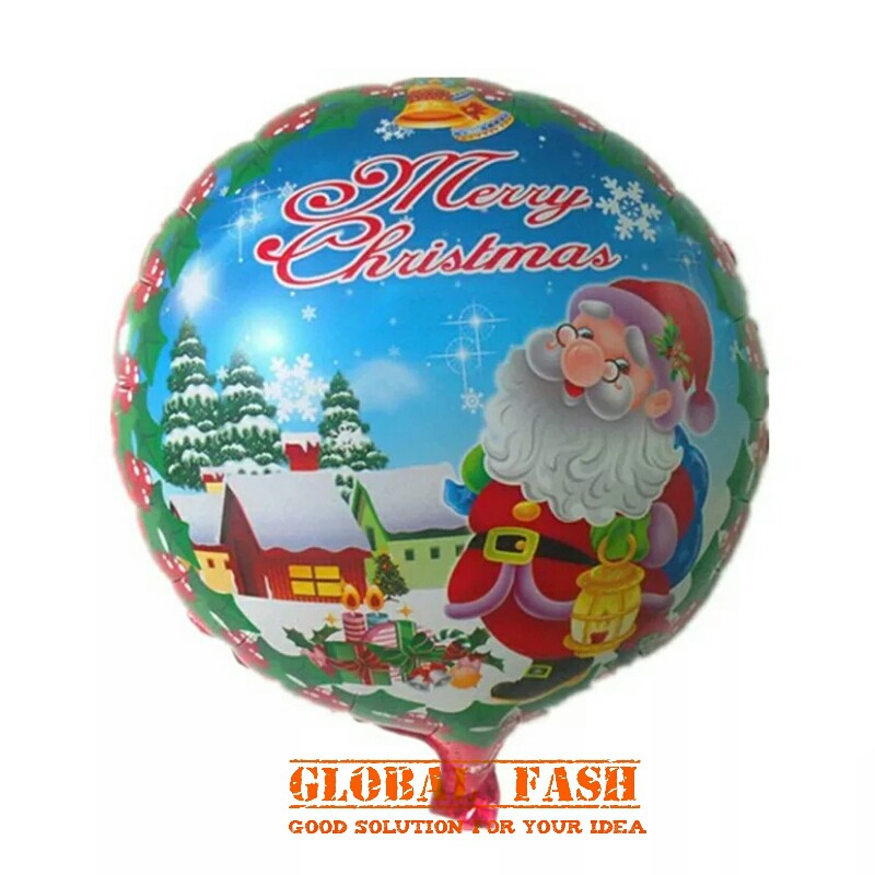 Set 4 Bong Bóng Hình Ông Già Noel / Bộ Râu / Ông Già Noel