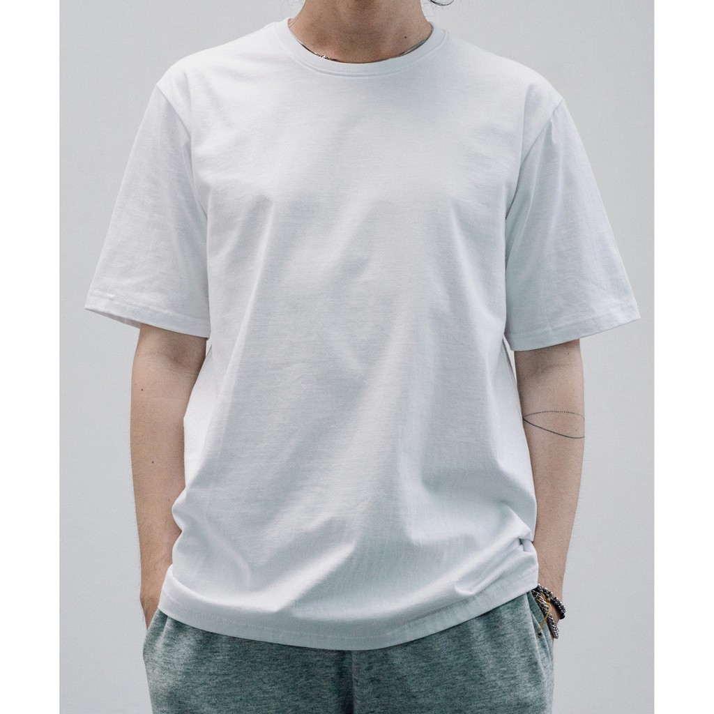 Áo thun trơn trắng đen 100% cotton | BigBuy360 - bigbuy360.vn