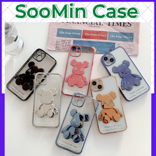 Ốp lưng iphone hình gấu kaws nổi viền si bảo vệ camera  6plus/7/7plus/8/8plus/x/xr/xs/11/12/13/pro/promax