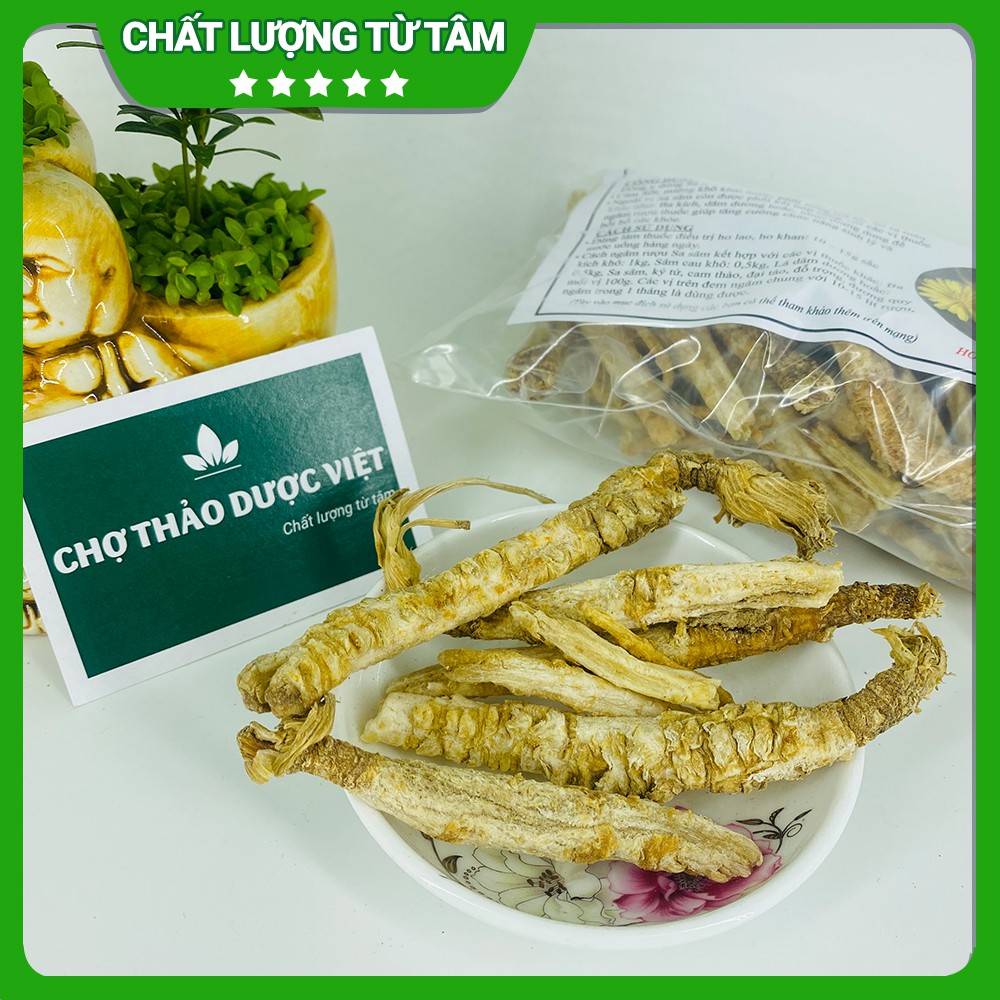 Sa sâm khô, thơm, sach 100g ( Rễ sa sâm bắc) - Chợ Thảo Dược Việt