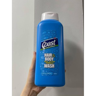 (Hãng Mỹ) SỮA TẮM-GỘI COAST MỸ CHAI LỚN 946ml mẫu mới