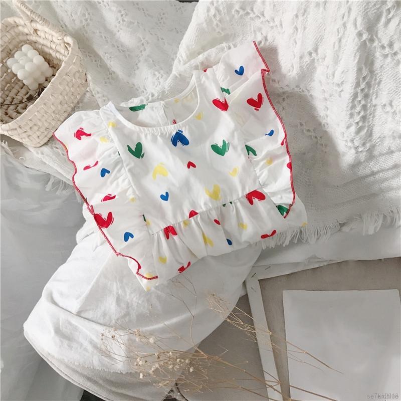 Đầm công chúa tay bèo phong cách Hàn Quốc dành cho trẻ em