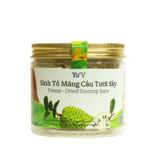 Sinh Tố Mãng Cầu Tươi Sấy Dạng Viên Yo'V Vinamit Mãng Cầu Thật Hương Vị Thật