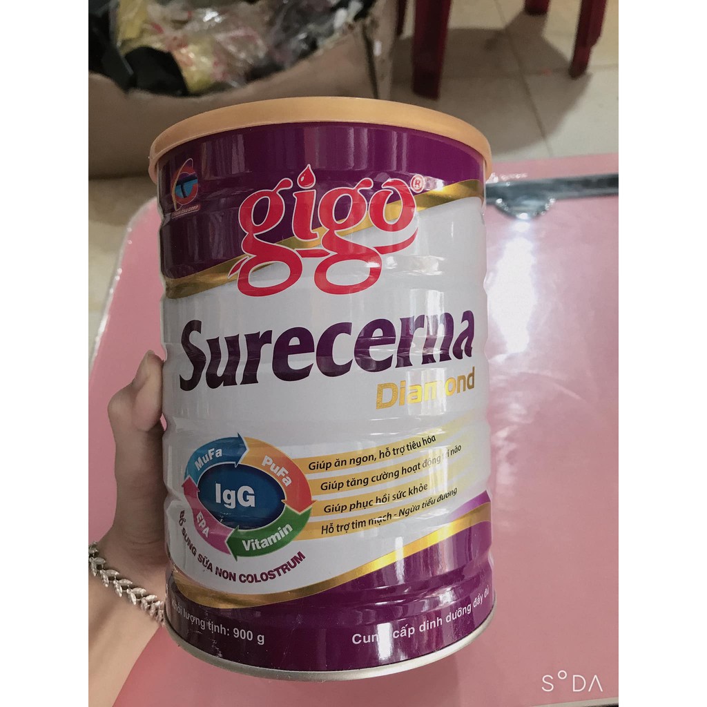 Sữa Bột Gigo Surecerna 900g DATE MỚI NHẤT