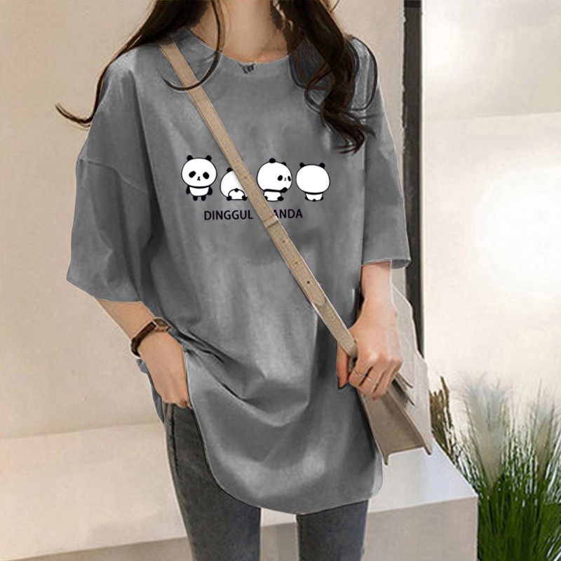 NRVP Áo Thun Ngắn Tay Dáng Rộng Thời Trang Cho Nữ