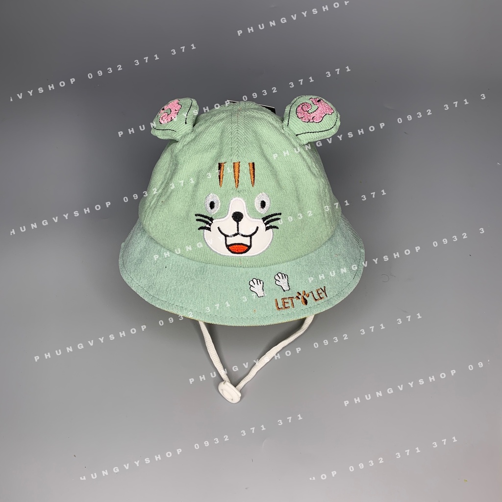 (Bé 6-20 tháng/ Vòng đầu 49cm) Mũ TAI BÈO cho bé- HỔLETLEY - Nón trẻ em