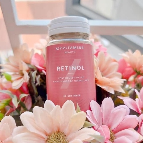 VIÊN UỐNG RETINOL MYVITAMINS HỖ TRỢ TRẺ HOA DA