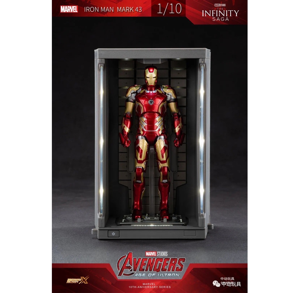 Mô hình Iron Man MK43 ZD Toys chính hãng tỉ lệ 1:10