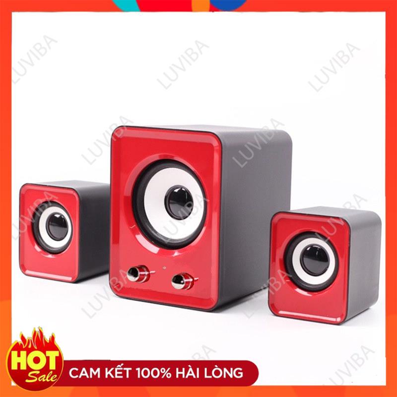 [Xịn] Loa máy tính để bàn mini bass mạnh loa vi tính cây giá rẻ LUVIBA FT202