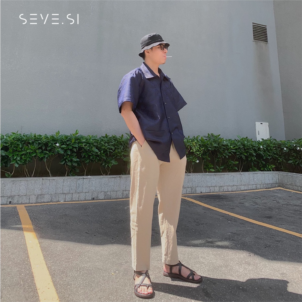 Quần Dài Linen - Màu Be - SEVE.SI