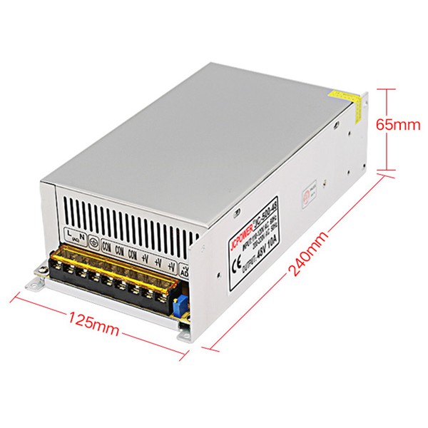 Nguồn tổ ong tổng 36V 10A, 36V 15A (DC) đa năng phù hợp với camera, động cơ và đèn led quảng cáo