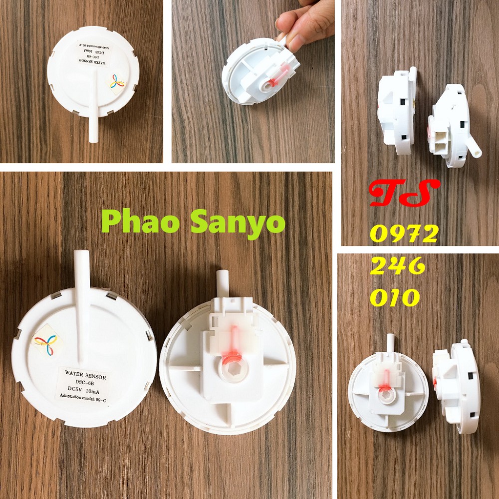 Phao máy giặt Sanyo [RẺ VÔ ĐỊCH] Cảm biến mực nước, van áp lực máy giặt Sanyo