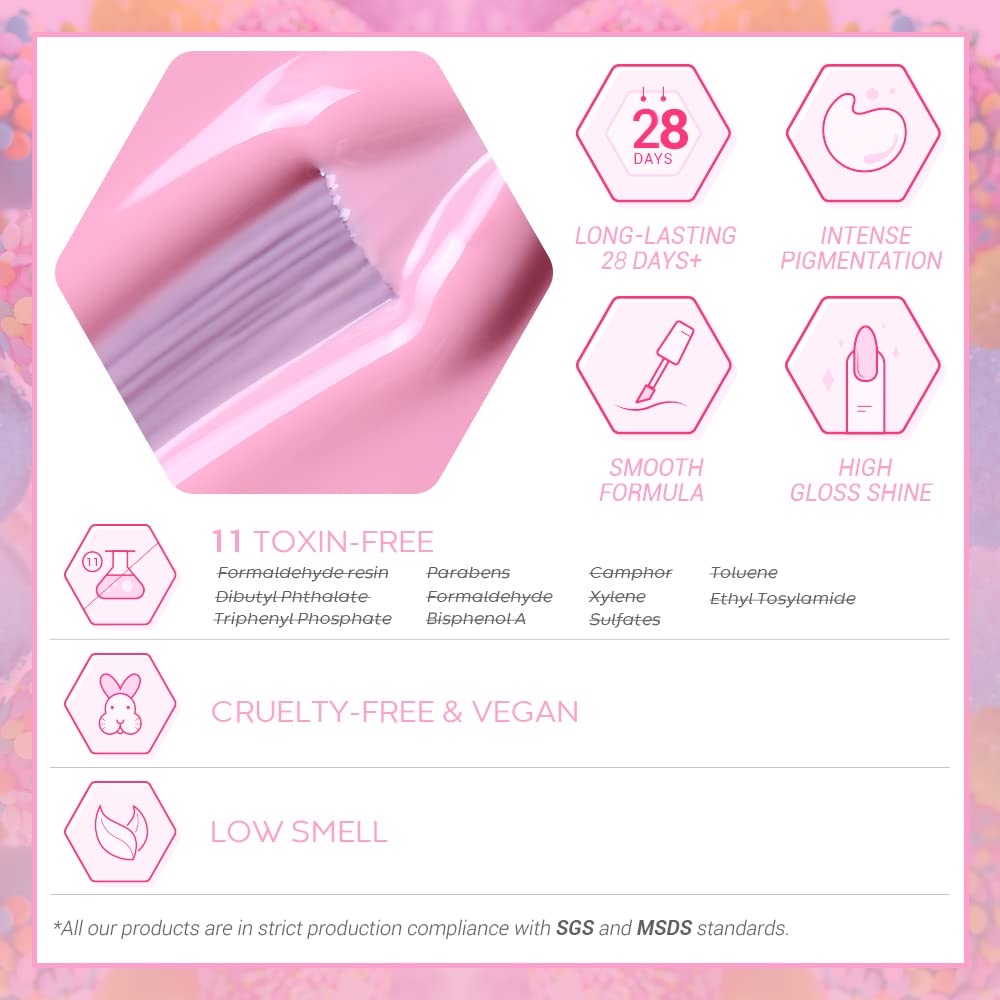 Sơn gel móng tay MODELONES 5ml 40 màu tùy chọn