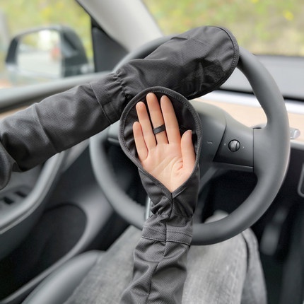 Bao tay Găng tay chống nắng cho nữ - che luôn bàn tay - Chất lưới xịn - Có dây thắt lại cổ tay - Dòng mới