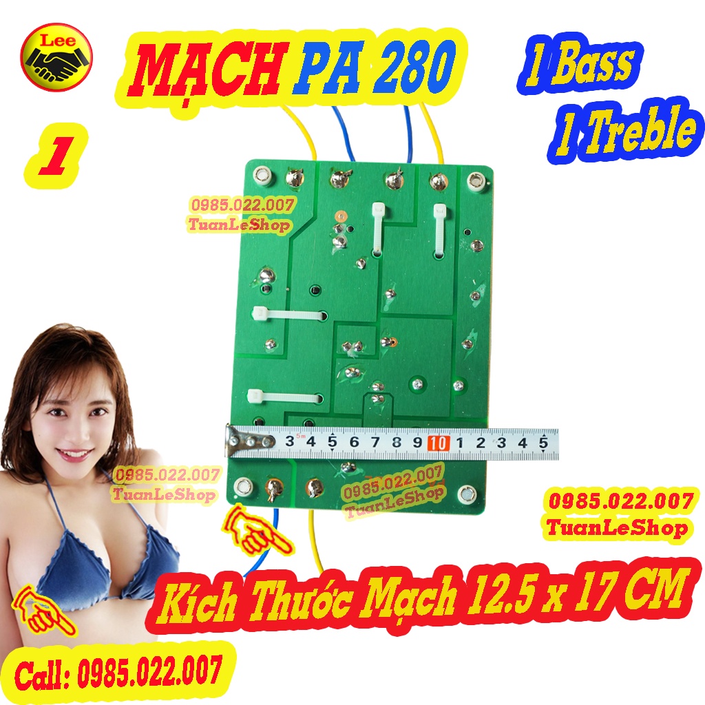 02 MẠCH PHÂN TẦN 2 LOA PA 280 HÀN DÂY - GIÁ 2 MẠCH LOA JB280 CAO CẤP