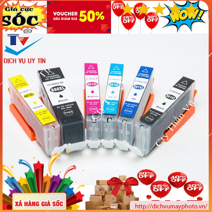 Thỏi mực in canon PGI-780XL CLI-781 sử dụng cho máy in TS8170 TS8270 TS8370 TS9570 TS707 TS9170 MVPthanglong SP00237
