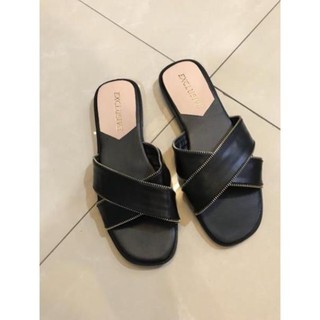 Dép lê nữ quai khoá chéo