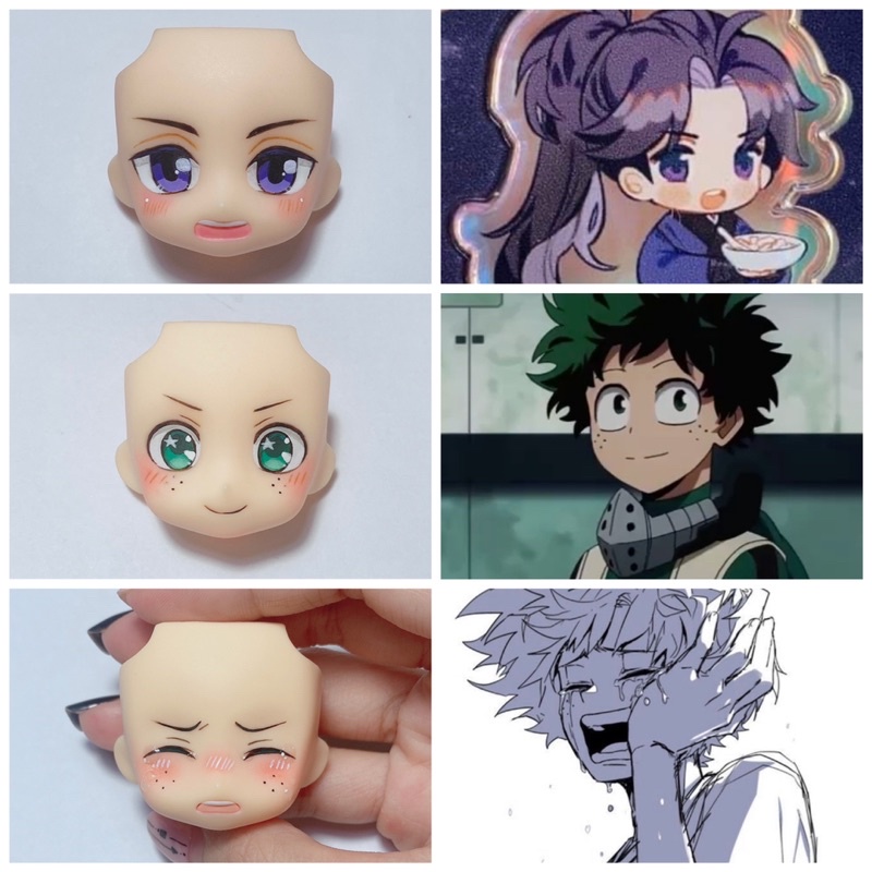 Mặt Bakugo kèm phụ kiện lưỡi