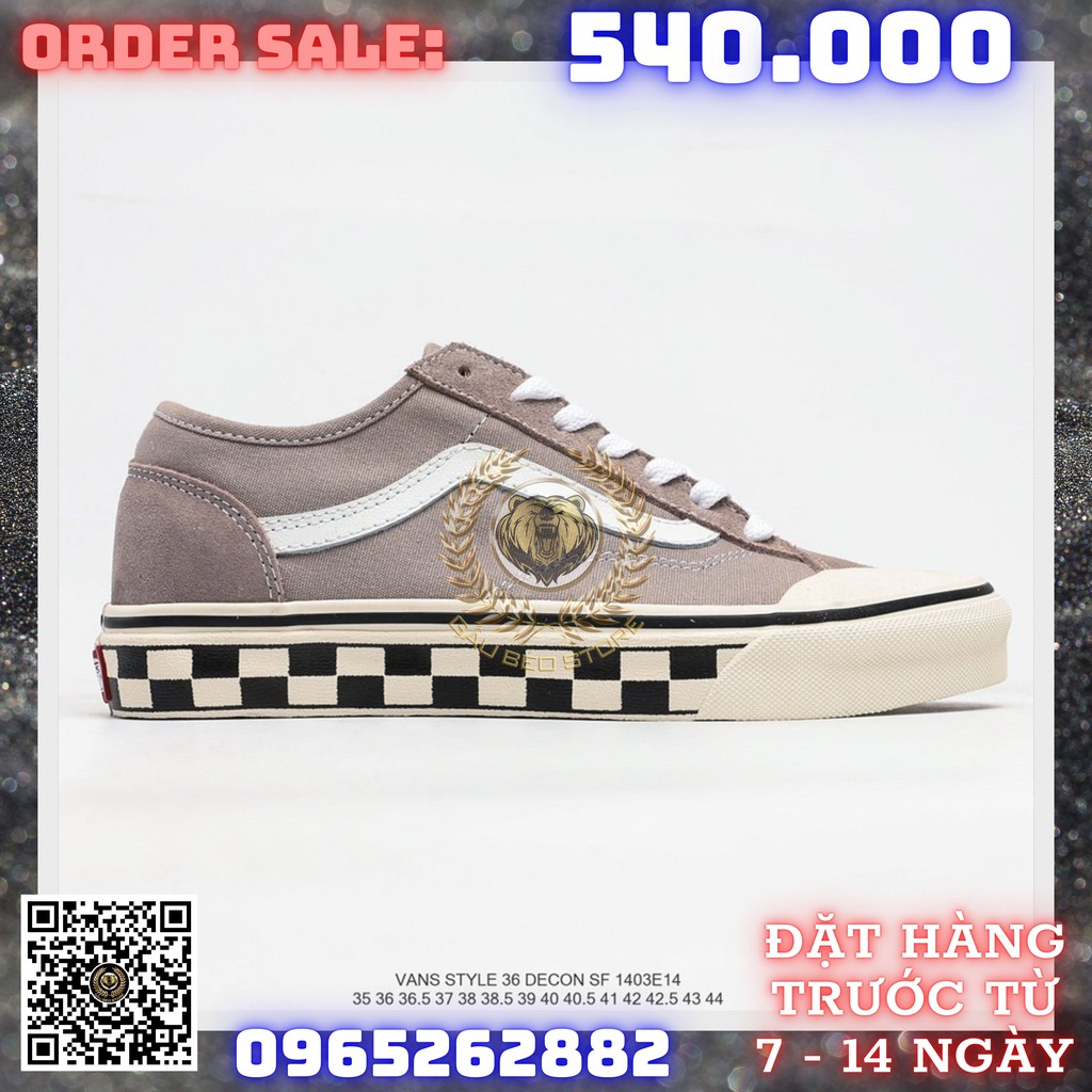GIÀY SNEAKER MÃ SẢN PHẨM_Vans Style 36 Decon SF NHIỀU MÀU PHONG CÁCH FULLBOX + FREESHIP