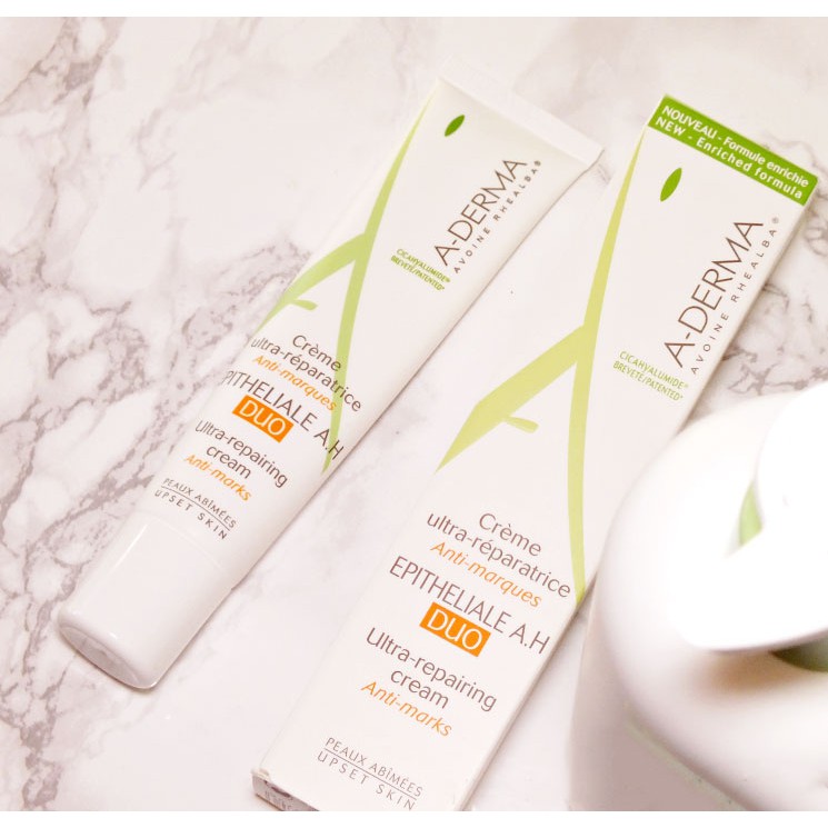 Aderma kem dưỡng ẩm, kem liền sẹo - Kem Dưỡng Ẩm Aderma Epitheliale A.H Duo Ultra-Repairing Cream 40ml