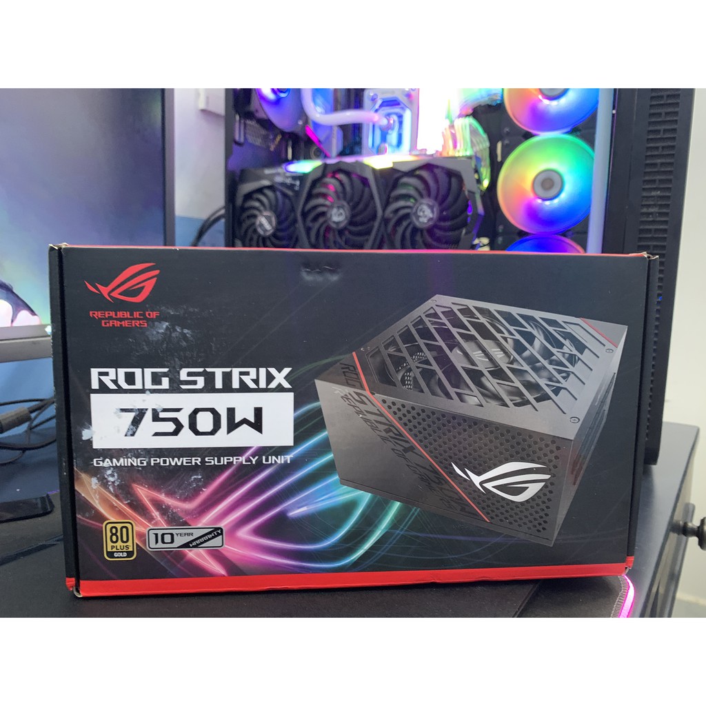 NGUỒN ASUS ROG STRIX 750W 80 PLUS GOLD FULL MODULAR giá rẻ nhất thị trường