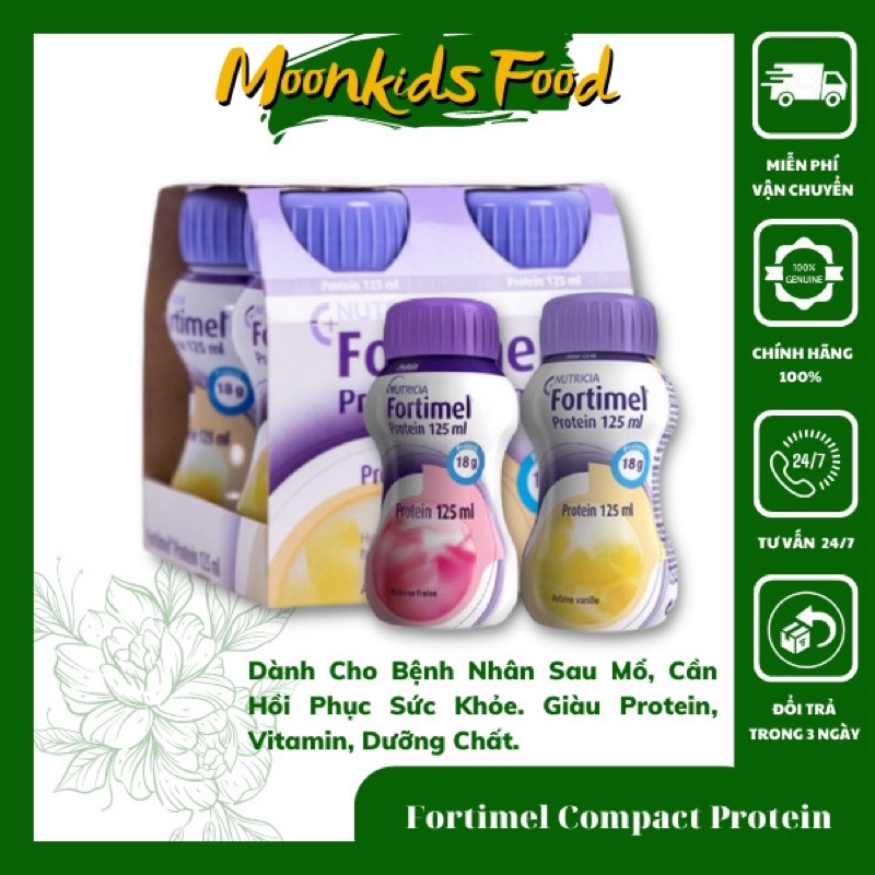 Sữa Fortimel Compact Protein Chai 125ml Dành Cho Bệnh Nhân Sau Phẫu Thuật
