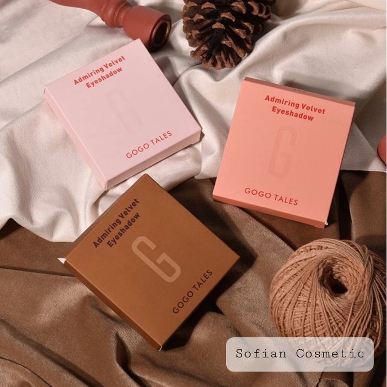 GOGO TALES - Bảng phấn mắt nội địa Trung GogoTales Admiring Velvet Eyeshadow Palette 9 màu nhũ lì, chống nước | BigBuy360 - bigbuy360.vn
