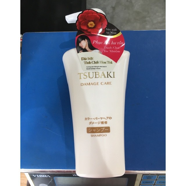 [HB Gift] Dầu gội phục hồi tóc hư tổn Tsubaki  500ml | BigBuy360 - bigbuy360.vn