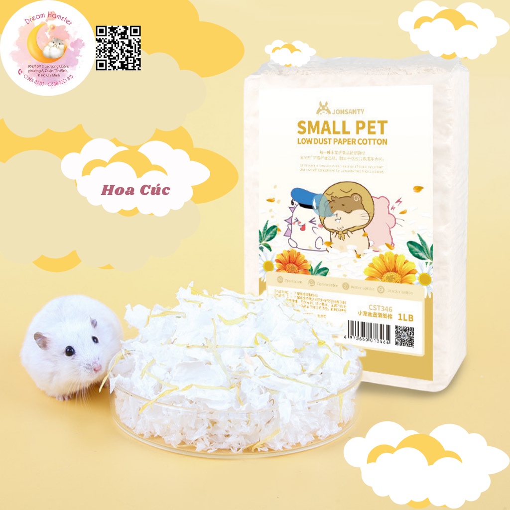 Giấy lót chuồng Small Pet (Jonsanty) - 1LB (450gr)