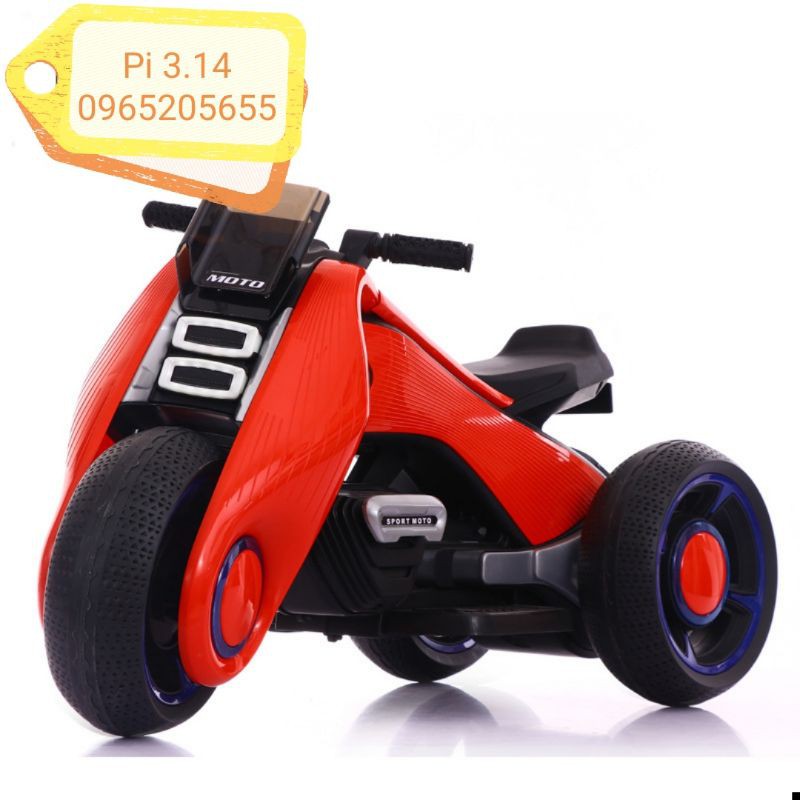 Xe máy điện trẻ em NEXTIOO, xe MOTO điện cho bé nhập chính ngạch loại 1 /Pi 3.14/