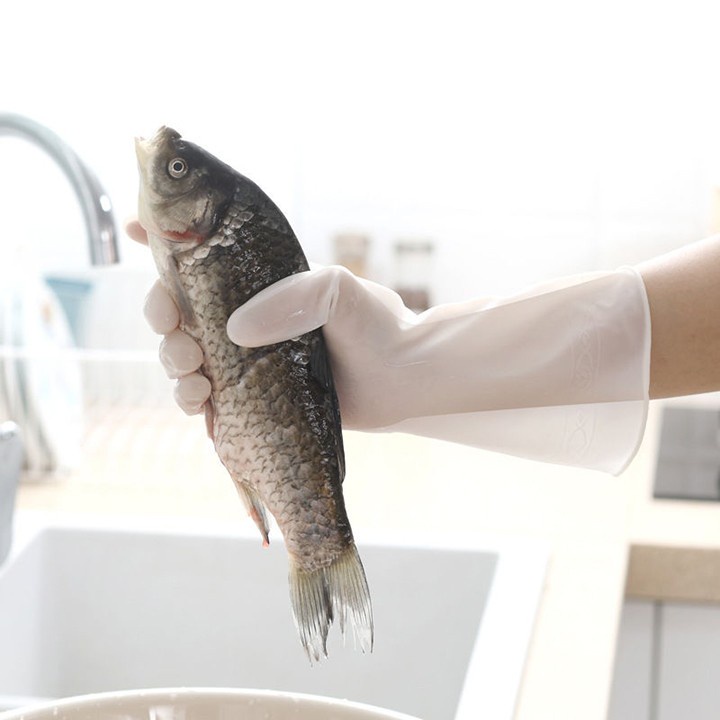 COMBO 2 Găng Tay Cao Su Siêu Dai Làm Bếp Làm Vườn 2397 ĐỨC TÀI STORE