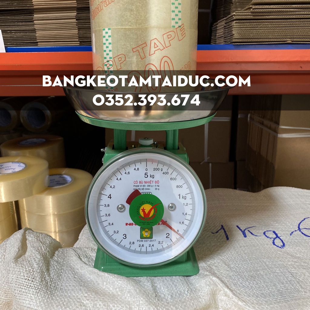 Cây Băng Keo Trong, BK Đục 200 Yard 1.8 Kg Đóng Dán Hàng Gồm 6 Cuộn