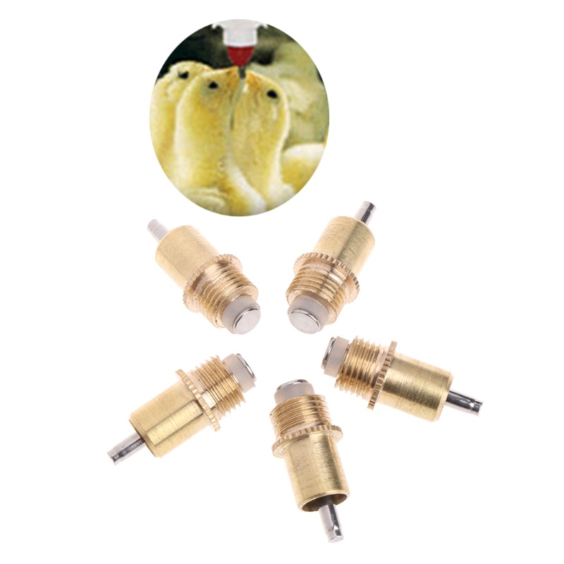 Set 5 núm uống nước tự động dành cho gà thỏ