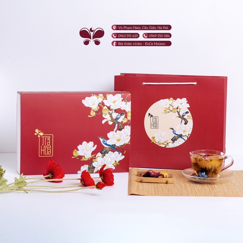 TRÀ HOA 50 GÓI SẤY KHÔ