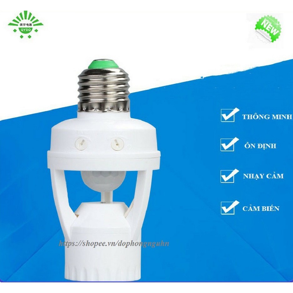 Đui Đèn Cảm Ứng QY-E27-01