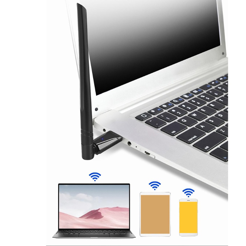 Ăng Ten USB 3.0 Thu Sóng Wifi 5Ghz AC 1300Mbps Thẻ