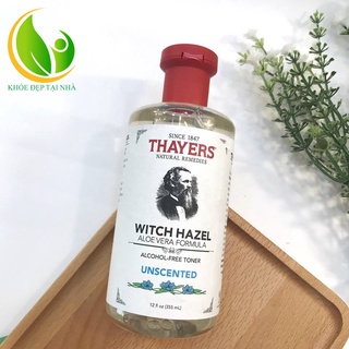 [ CHÍNH HÃNG ] Nước Hoa Hồng THAYERS WITCH HAZEL TONER 355ml