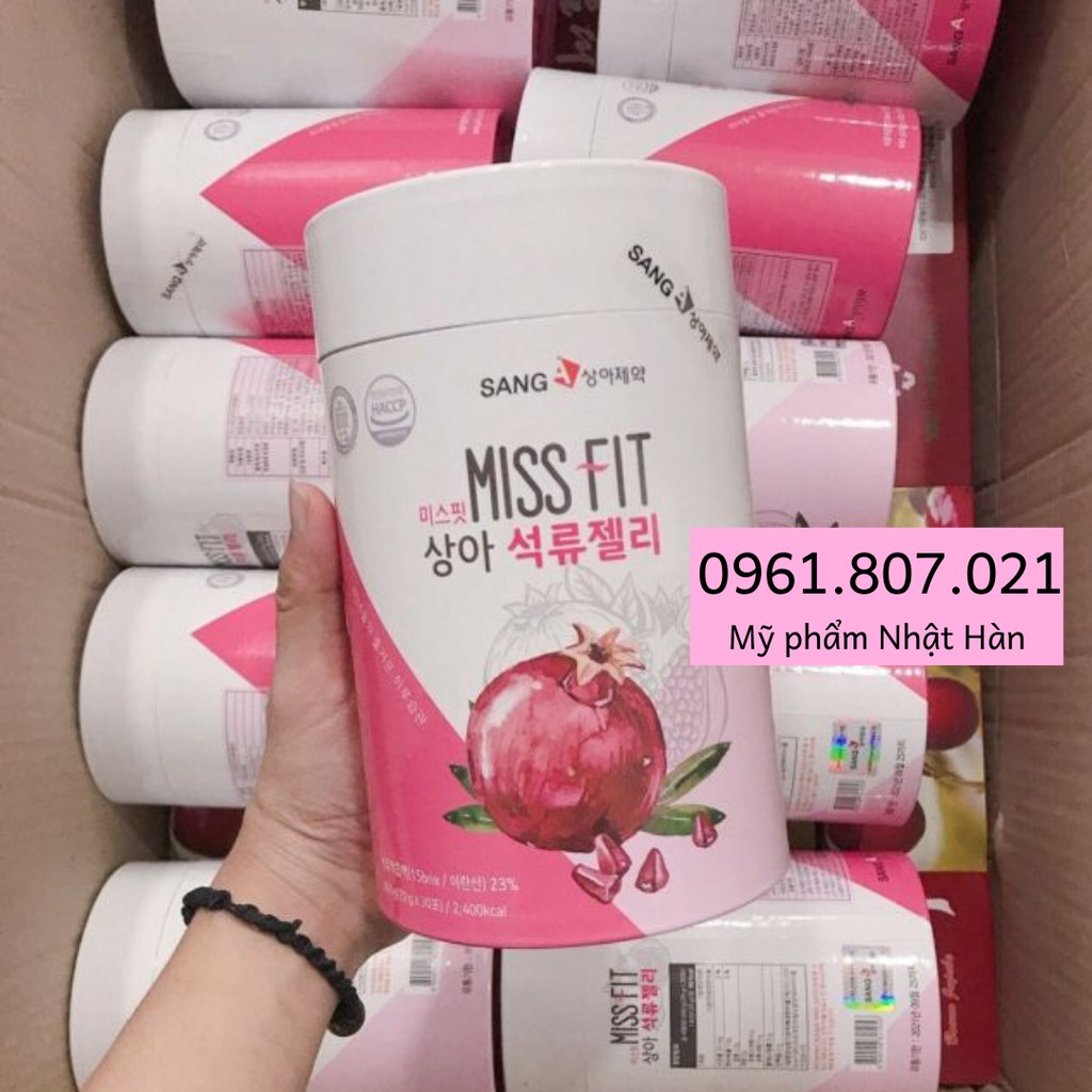 Thạch Lựu bổ sung Collagen Sanga Miss Fit Hàn Quốc