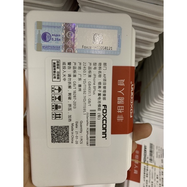 Pin Ip 8 plus xịn, chính hãng dung lượng chuẩn