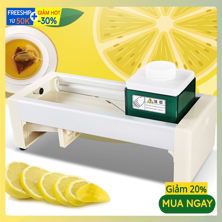 Máy thái lát hoa quả làm detox, làm nước hoa quả chuyên dụng