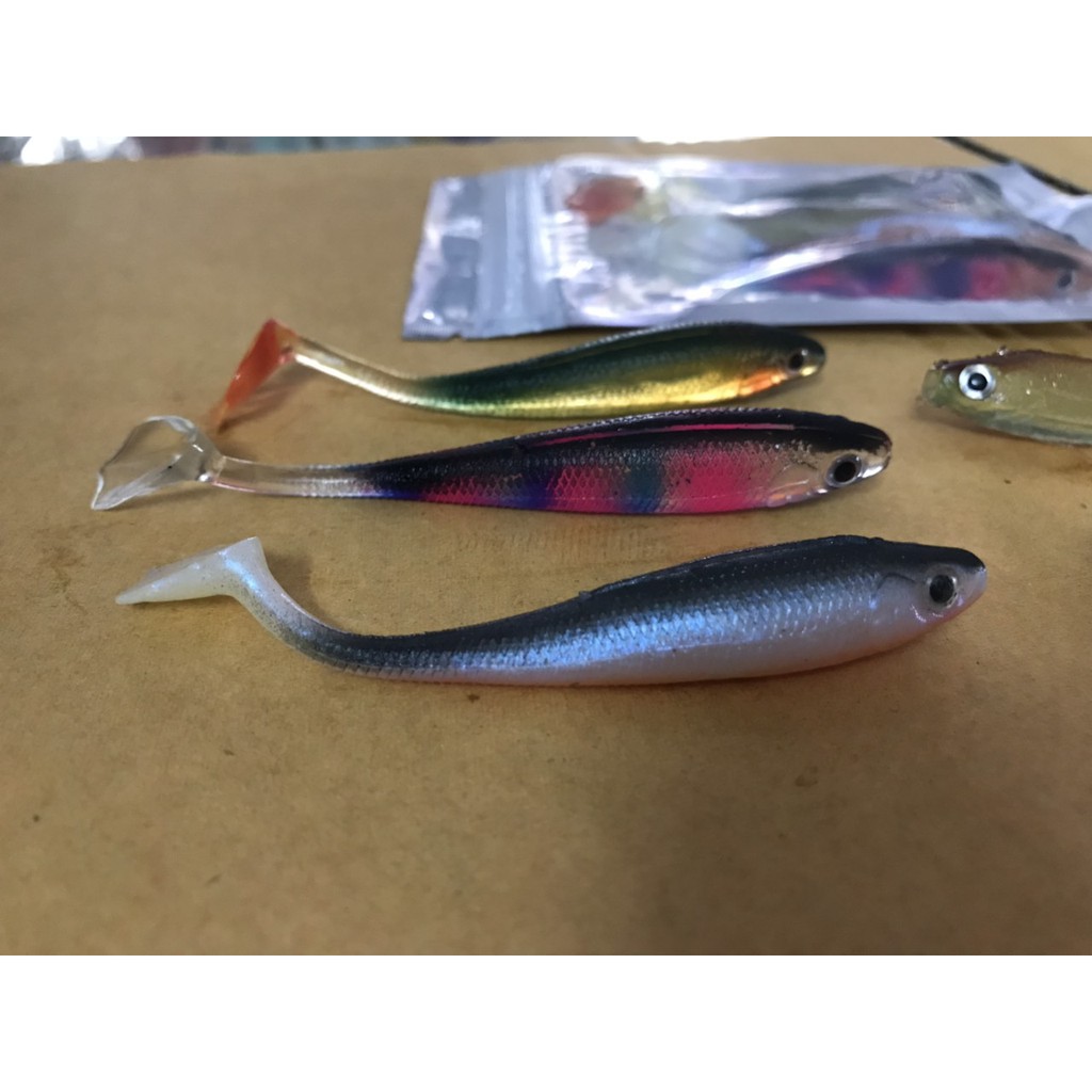 MỒI CÂU CÁ MỀM ( 1 BỊT 5 CON )