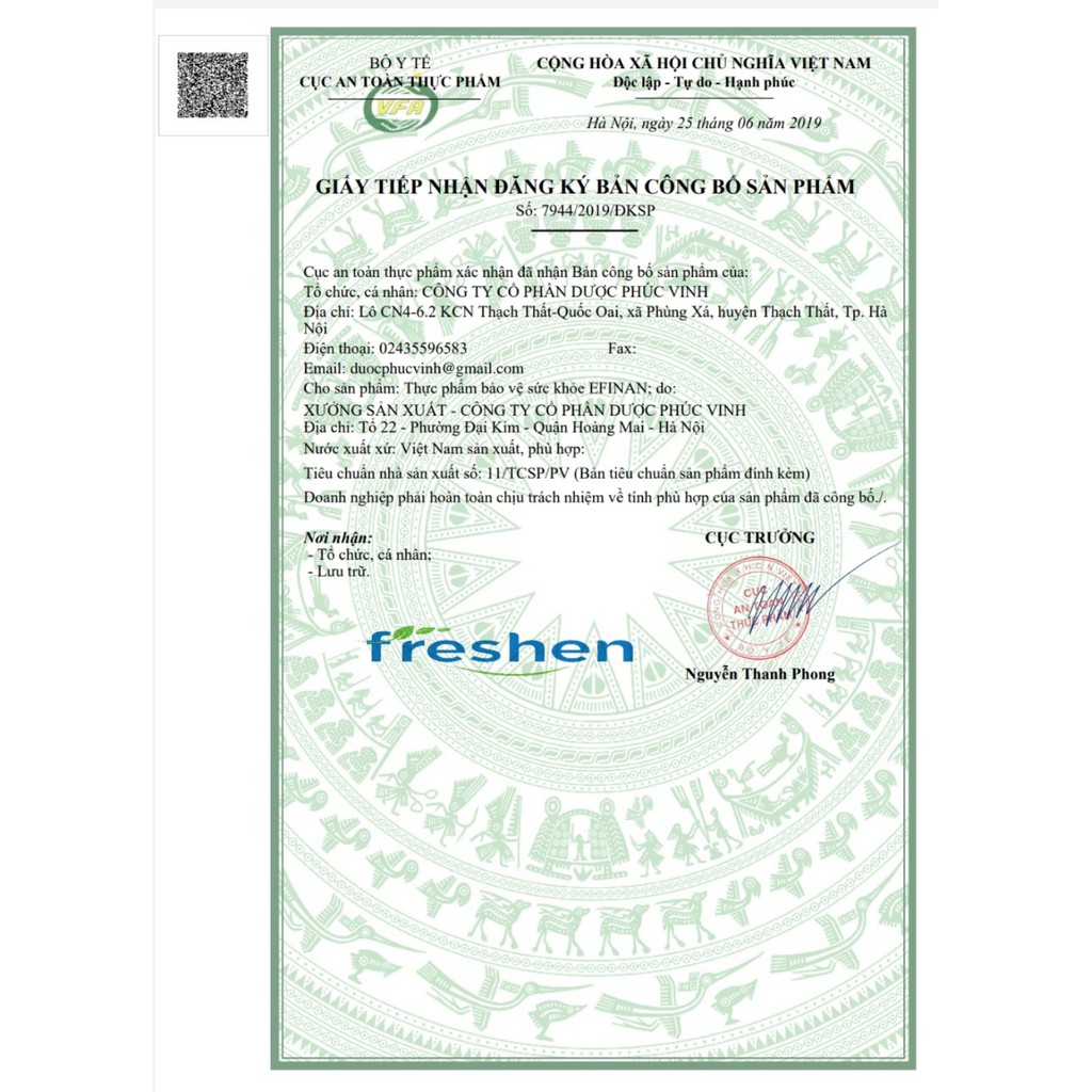 VIÊN UỐNG ĐẸP DA - TĂNG CƯỜNG NỘI TIẾT TỐ EFINAN | Thế Giới Skin Care