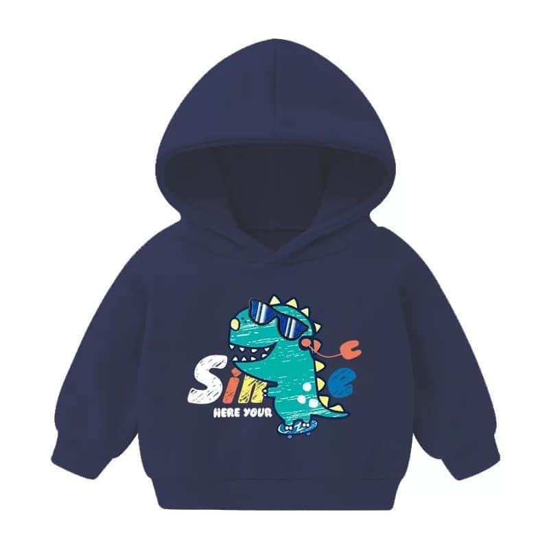 Áo bé hoodie khủng long