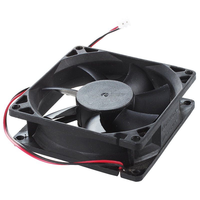 Quạt làm mát vỏ máy tính DC 24V không chổi than 80mm x 25mm Màu đen