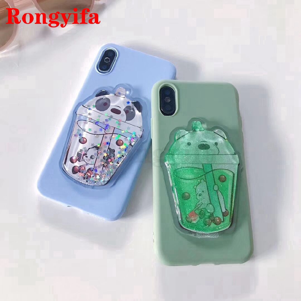 OPPO F11 Pro F11 F9 A7 A5S A3S Realme C1 2 Pro F7 F5 A73 U1 A77 F3 A71 F1s A39 A57 Case Glitter Bling Sandbag Soft Cover