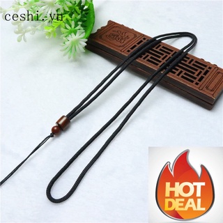 Vòng cổ bện hạt gỗ độc đáo
